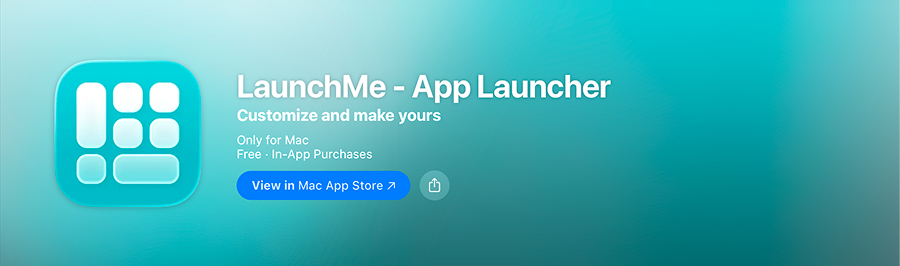 LaunchMe on Mac App Store