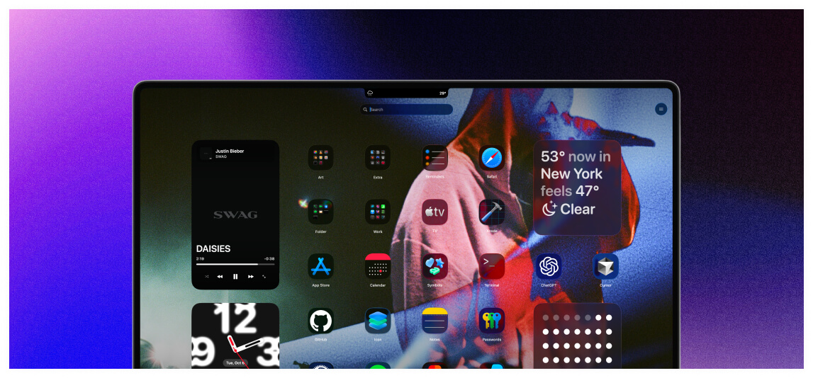 Animated album artwork wallpaper