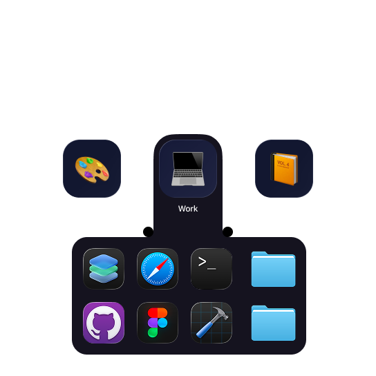 LaunchMe Workflows — automation to launch multiple apps and folders with one click